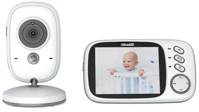 Monitor video pentru bebelusi cu ecran LCD Chipolino - Polaris + 3.2