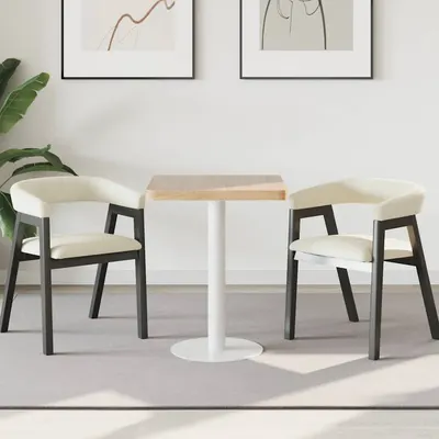 vidaXL Masă de bistro, maro deschis, 60 x 60 cm, MDF