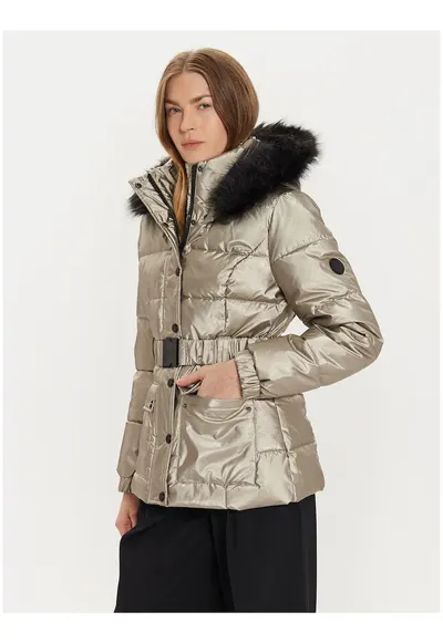 Geaca de iarna dama - auriu - regular fit - poliamida