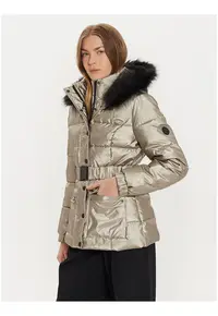 Geaca de iarna dama - auriu - regular fit - poliamida