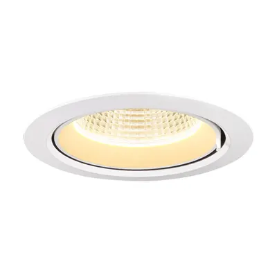 Spot incastrat, GIMBLE IN 175 Ceiling lights, white Indoor LED recessed ceiling light, white, 3000K