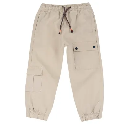 Pantaloni copii Chicco, bej cu model, 02115-70MC