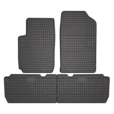 Covor podea FROGUM cauciuc, 4 buc. BASIC, fata spate, set, culoare neagra, potrivit CITROEN XSARA PICASSO 12.99-06.12, Van