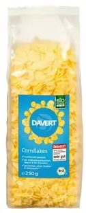 Fulgi de porumb organici, 250 g, Davert
