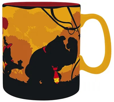 Cană cu efect termic ABYstyle Games: Donkey Kong - Donkey Kong & Diddy Kong