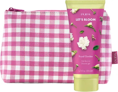 Pupa Let's Bloom Gel de duș Royal Garden, 200 ml + Penar