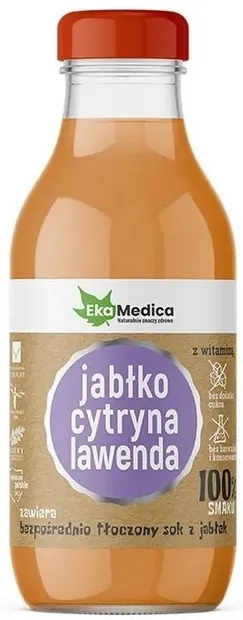 Suc de mere, lămâie și lavandă, 300 ml, EkaMedica