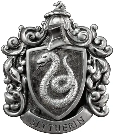 Decorarea peretelui The Noble Collection Movies: Harry Potter - Stema școlii Slytherin