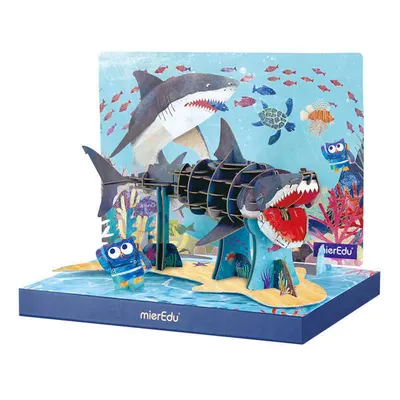 Puzzle 3D 113 piese - Marele Rechin Alb