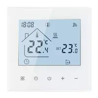 Termostat Wi-Fi pentru incalzirea termica pe gaz BeOk TDR89-WIFI-WPB alb