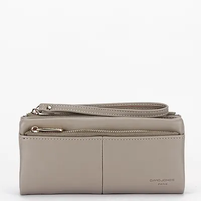 Portofel bej taupe David Jones Paris P159-1 05