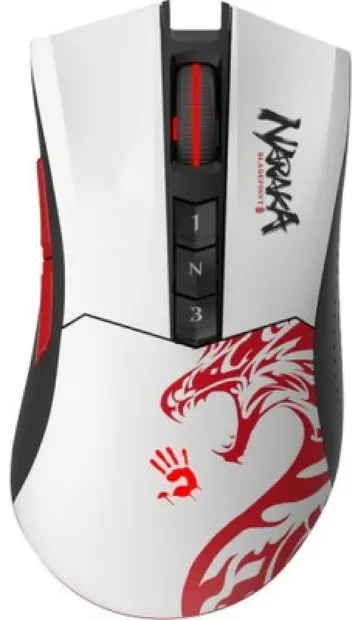 Mouse de gaming A4Tech - Bloody R90 Plus Naraka, optic, wireless, negru