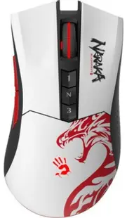 Mouse de gaming A4Tech - Bloody R90 Plus Naraka, optic, wireless, negru
