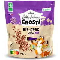 Cereale pentru Copii din Orez Expandat si Ciocolata fara Gluten Ecologice/Bio 350g