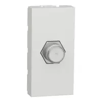 Noua Unica, Priza TV cablu coaxial tip F 1m alb