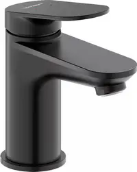 Baterie lavoar Duravit Wave WA1010002046, marime S, cartus ceramic, monocomanda, 137 mm, Negru mat