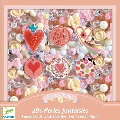Set de creatie Djeco - Creeaza bijuterii Fancy Beads Hear