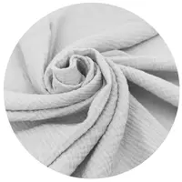 Sac de dormit Qmini Gray cu fermoar, de iarna, din muselina dubla, 70 cm