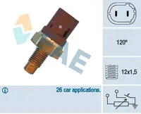 Senzor temperatura lichid racire (numar pini: 2, maro) VOLVO S40 I, V40; RENAULT LAGUNA I 1.6-2.0 intre 1995-2004
