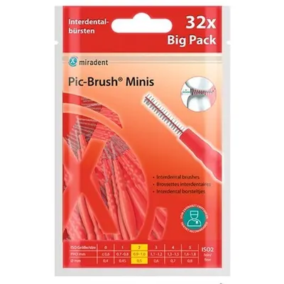 Periute interdentare PIC-BRUSH MINIS, Miradent | 32 buc