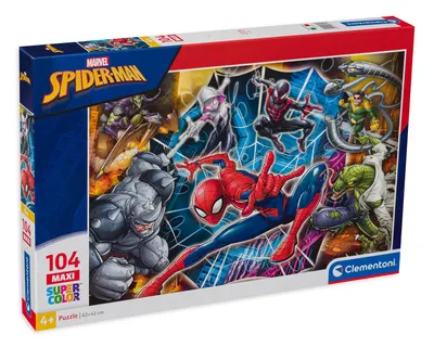 Puzzle Clementoni din 104 de maxi piese - Spiderman