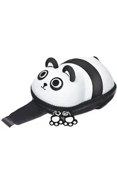 Mini rucsac animaletti rigid. Alb-negru