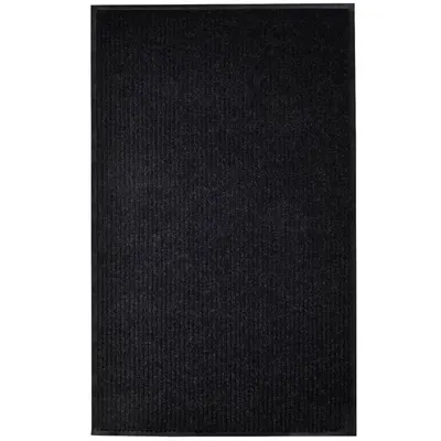 vidaXL Covoraș de ușă, negru, 117x220 cm, PVC