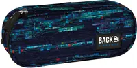 Penar oval școlar BackUp A - Glitch, 1 fermoar