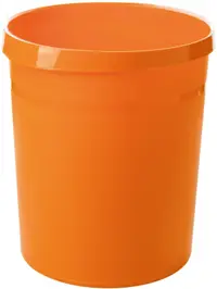 Cos pentru gunoi Han Grip Trend - din plastic, 18 l, portocaliu