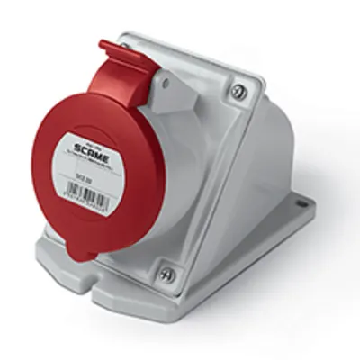 Priza aparentan32A 2P+E 9h 380-415V 50Hz 60Hz terminal cu surub