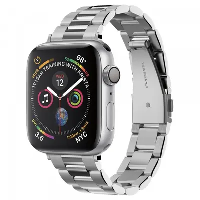 Curea Spigen Modern Fit pentru Apple Watch 42mm / 41mm / 40mm / 38mm Series, Argintie 061MP25943