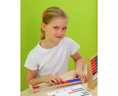Numărătoare din lemn cu 20 de bile