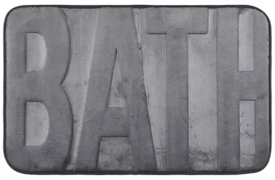 Covoraș de baie 4living - Bath, 50 x 80 cm, gri