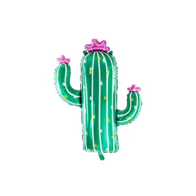 Balon folie cactus 60x82 cm Party Deco PDFB80