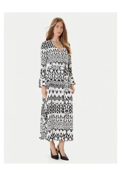 Rochie camasa - alb - viscoza