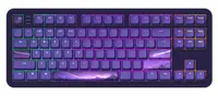 Tastatură mecanică Dark Project - ALU87B Celestial, G3MS Voidstone, RGB, violetă