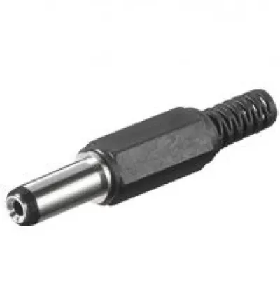 Conector DC 2.1 x 5.5 mm tata pentru lipit, CN-01