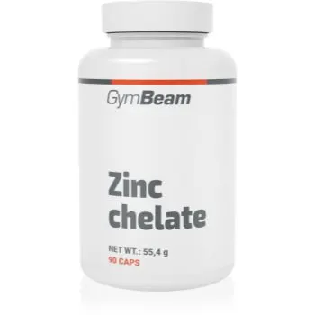 GymBeam Zinc Chelate Bisglycinate capsule pentru susținerea sistemului imunitar și frumusețea tenului și a unghiilor