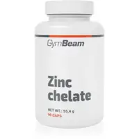 GymBeam Zinc Chelate Bisglycinate capsule pentru susținerea sistemului imunitar și frumusețea tenului și a unghiilor