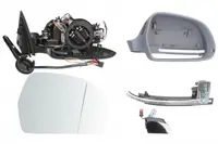 Oglinda dreapta electrica cu memorie, asferica, incalzita, pliere electrica, cu lumini AUDI A6 C6 intre 2008-2011