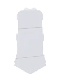 Colt exterior plinta Korner Siena 80 alb