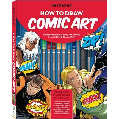 Art Maker How to Draw Comic Art Kit