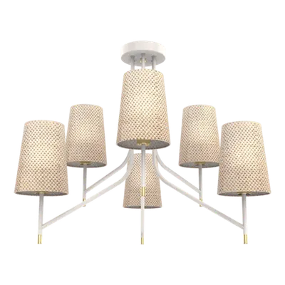 Candelabru Thera 6xe14 Alb/crom