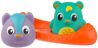 Canoe pentru baie Playgro - cu lumini si termosenzor, 6l+