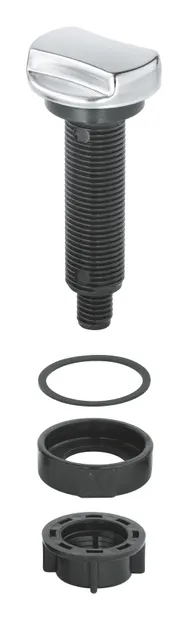 Buton evacuare automata Grohe 42587SD0, pentru chiuvete bucatarie, compatibil K400, ABS, Crom