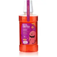 Ecodenta Super + apa de gura racoritoare pentru copii aroma Strawberry 250 ml