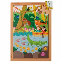 În junglă – Puzzle