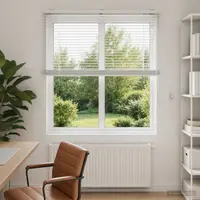 vidaXL Jaluzea venetiană Alb 120 x 130 cm 35 mm