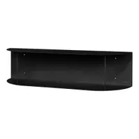 Raft negru etajat din metal 80 cm Lina – noo.ma