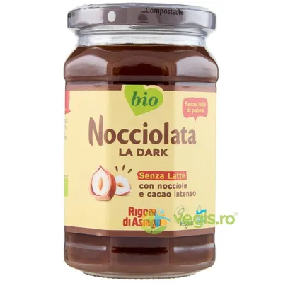 Nocciolata Crema Bio cu Cacao si Alune fara Lapte 250g